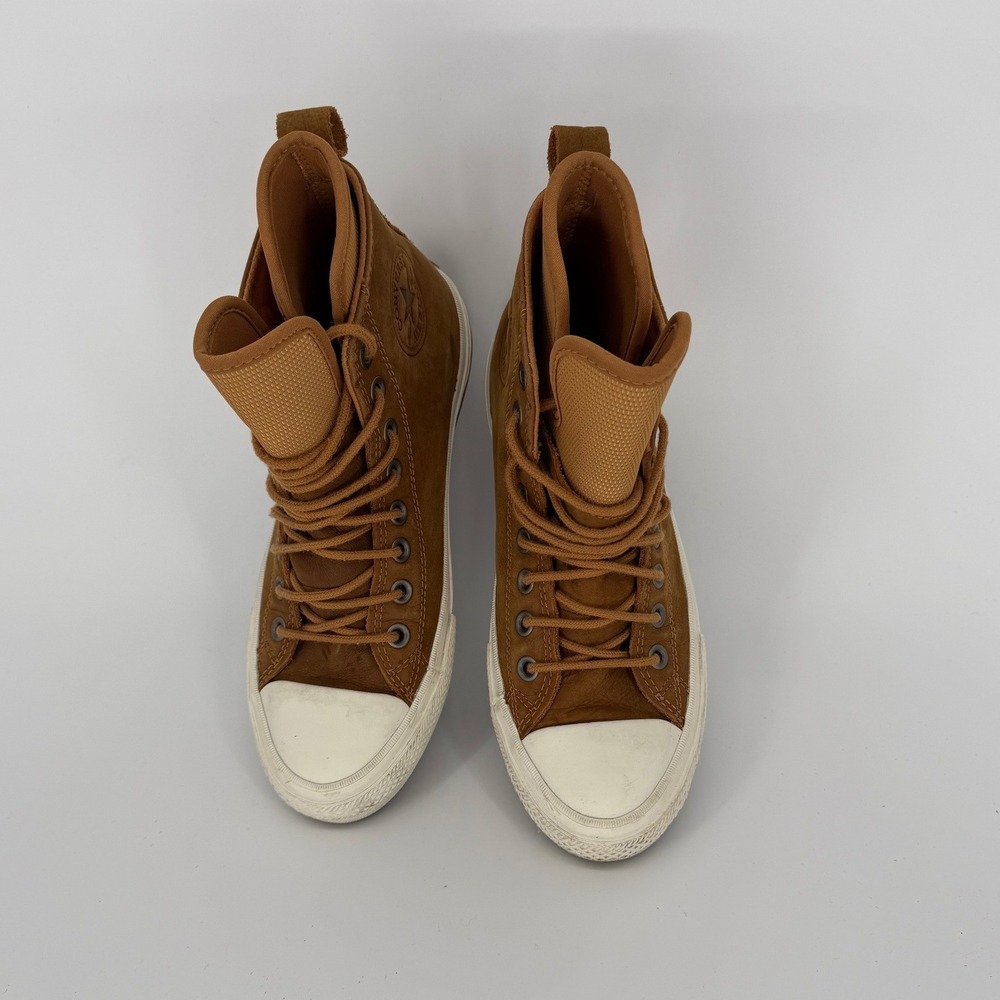 Converse Chuck Taylor All Star Leather High Top Boots Ginger Brown 157461C - Picture 6 of 15